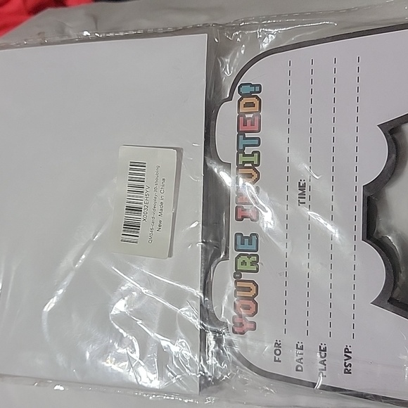 🍎 Nwt 25 Video Game Party Invitations Invite Cards w/ Envelopes - Picture 2 of 5